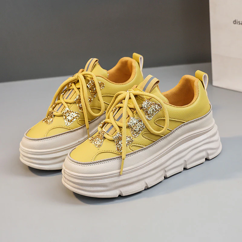 Damen Sneakers mit glitzernden Applikationen Heidi Mode - Image 6