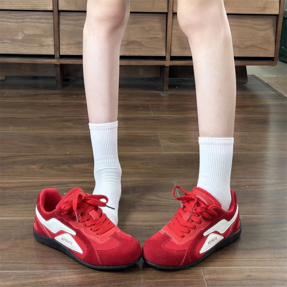 Damen Sneakers mit hochwertiger Wildleder-Oberfläche und bequemer Dämpfung Heidi Mode - Image 4