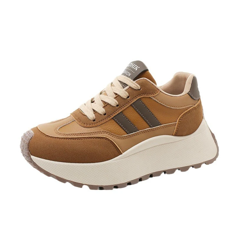 Damen Sneakers mit hohem Plateau und atmungsaktivem Obermaterial Heidi Mode - Image 5