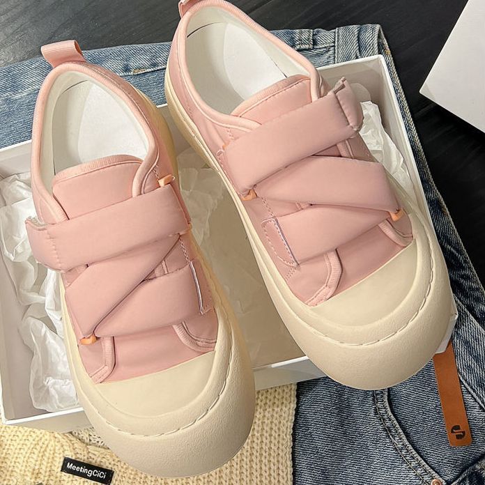 Damen Sneakers mit hohem Plateau und praktischem Klettverschluss Heidi Mode - Image 3
