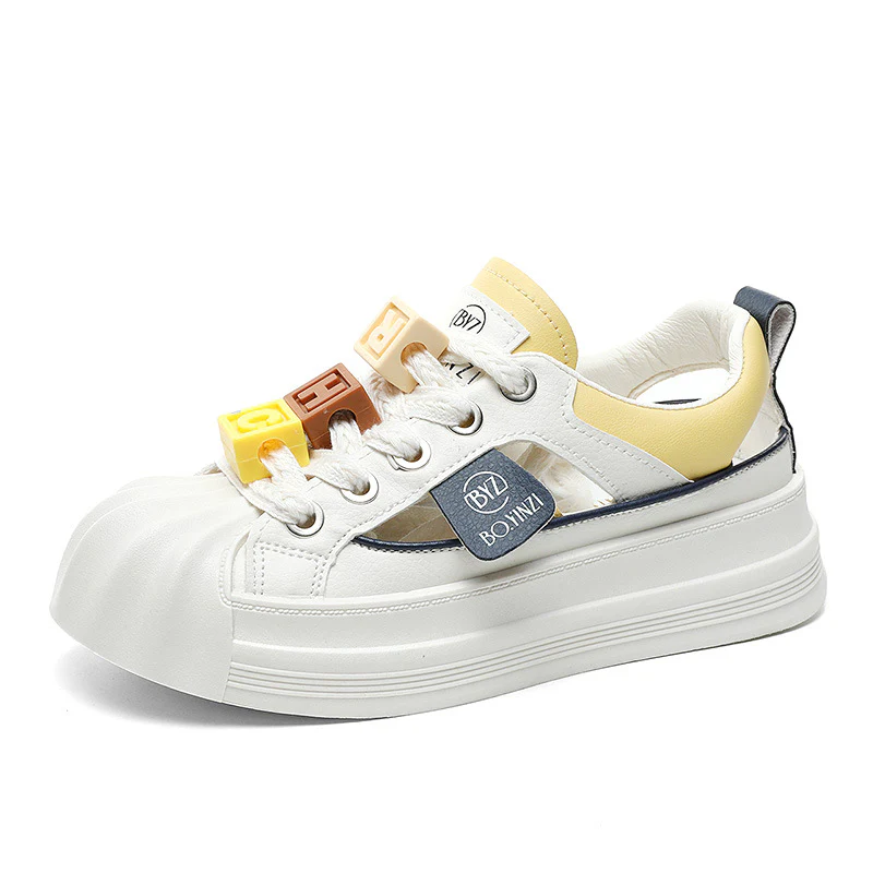 Damen Sneakers mit innovative Sohle und bunten Applikationen Heidi Mode - Image 5