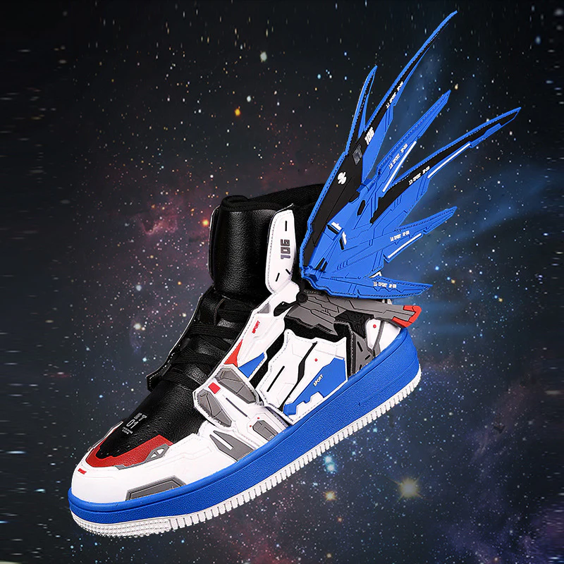 Damen Sneakers mit innovativem futuristischem Design Heidi Mode