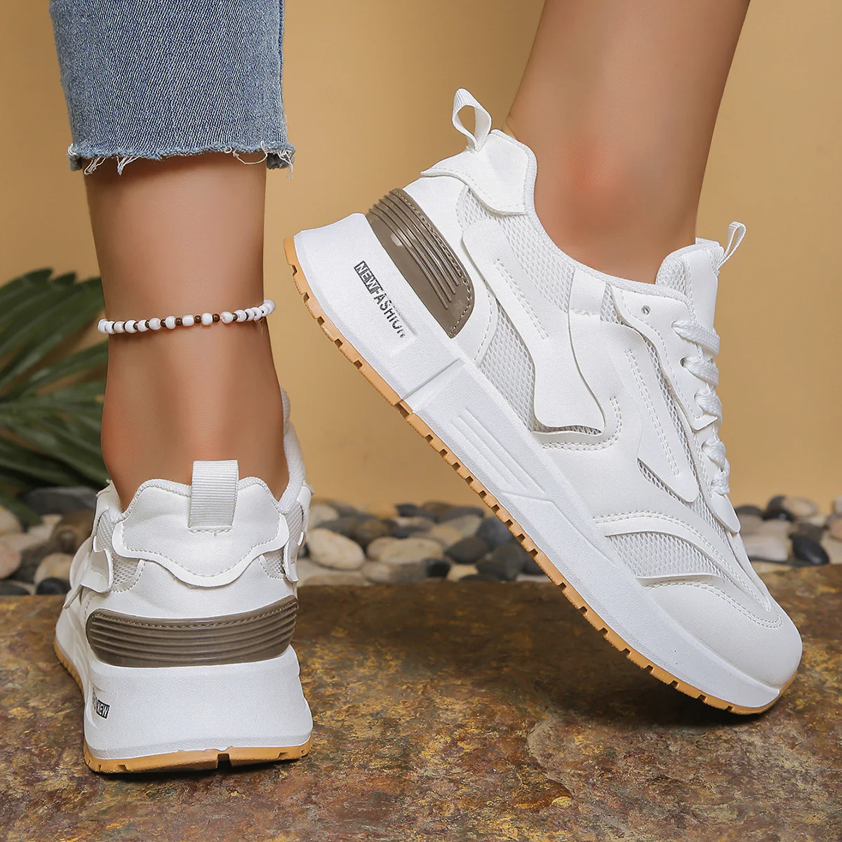 Damen Sneakers mit innovativem Luftdämpfungssystem und rutschfester Sohle Heidi Mode - Image 4