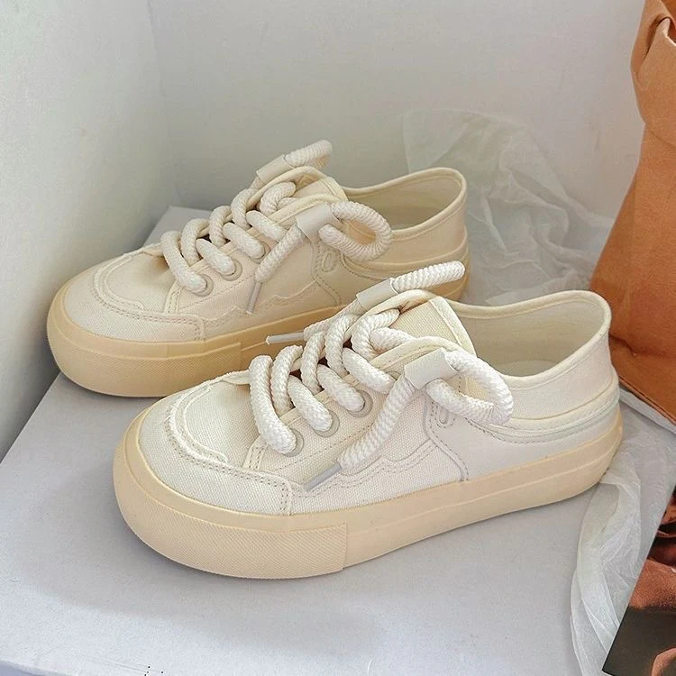 Damen Sneakers mit innovativen, strukturierten Schnürsenkeln Heidi Mode - Image 2