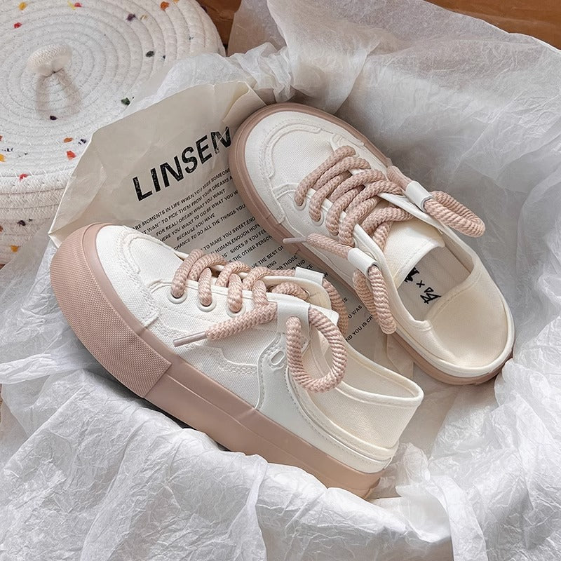 Damen Sneakers mit innovativen, strukturierten Schnürsenkeln Heidi Mode - Image 8