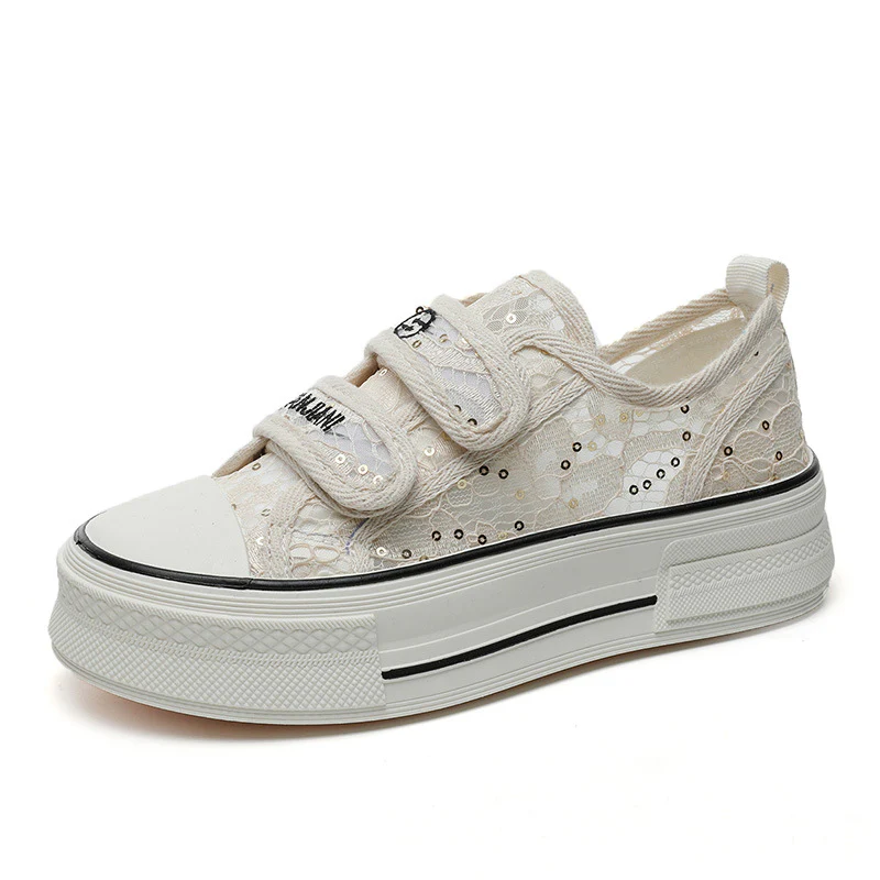 Damen Sneakers mit Klettverschluss und modischem Design Heidi Mode - Image 5