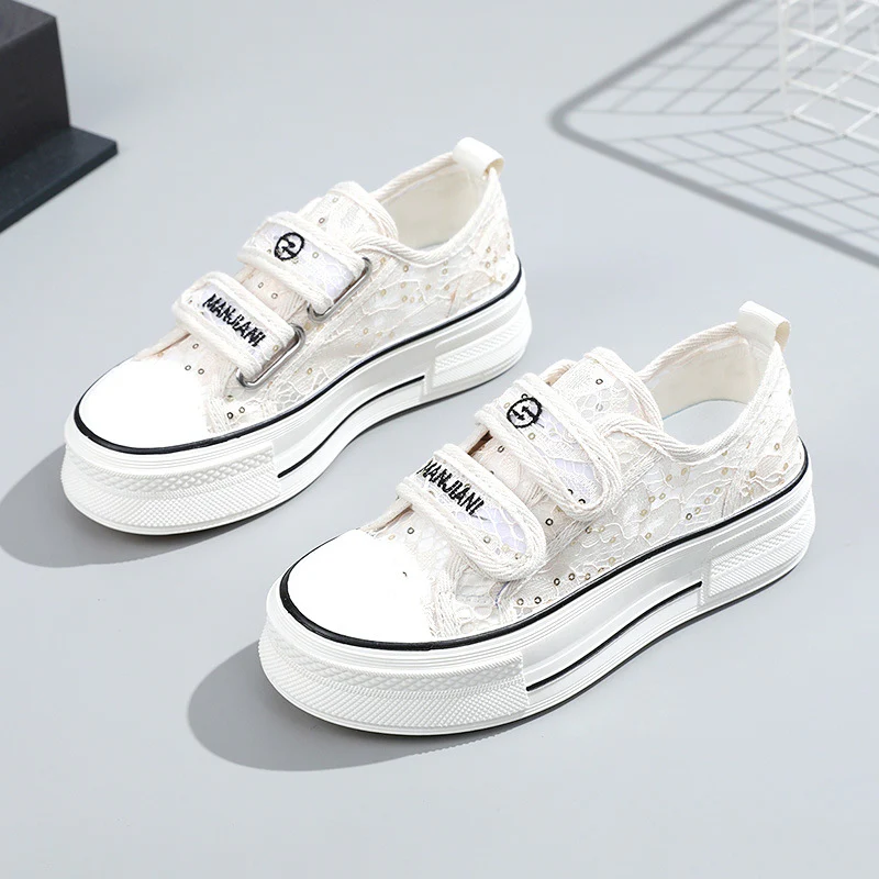 Damen Sneakers mit Klettverschluss und modischem Design Heidi Mode - Image 6