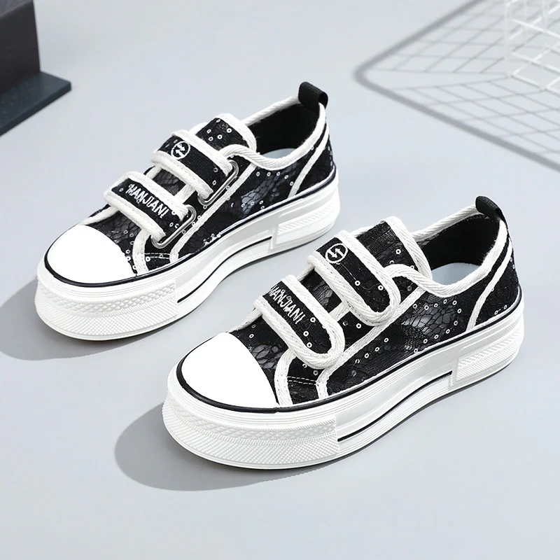 Damen Sneakers mit Klettverschluss und modischem Design Heidi Mode - Image 7