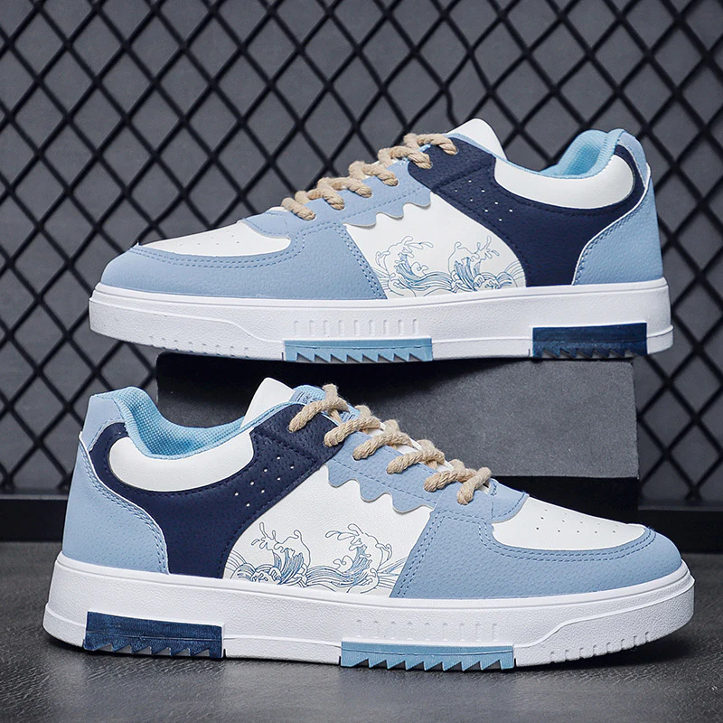 Damen Sneakers mit kunstvollem Wellenmuster und atmungsaktivem Obermaterial Heidi Mode - Image 3