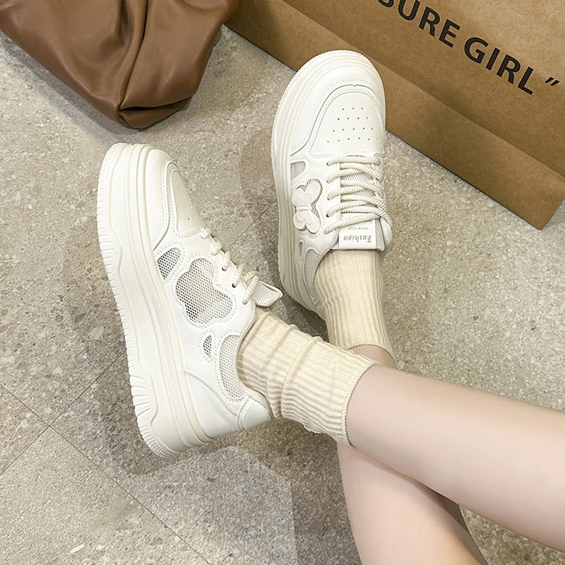Damen Sneakers mit luftiger Mesh-Oberfläche und komfortabler Plateausohle Heidi Mode - Image 4