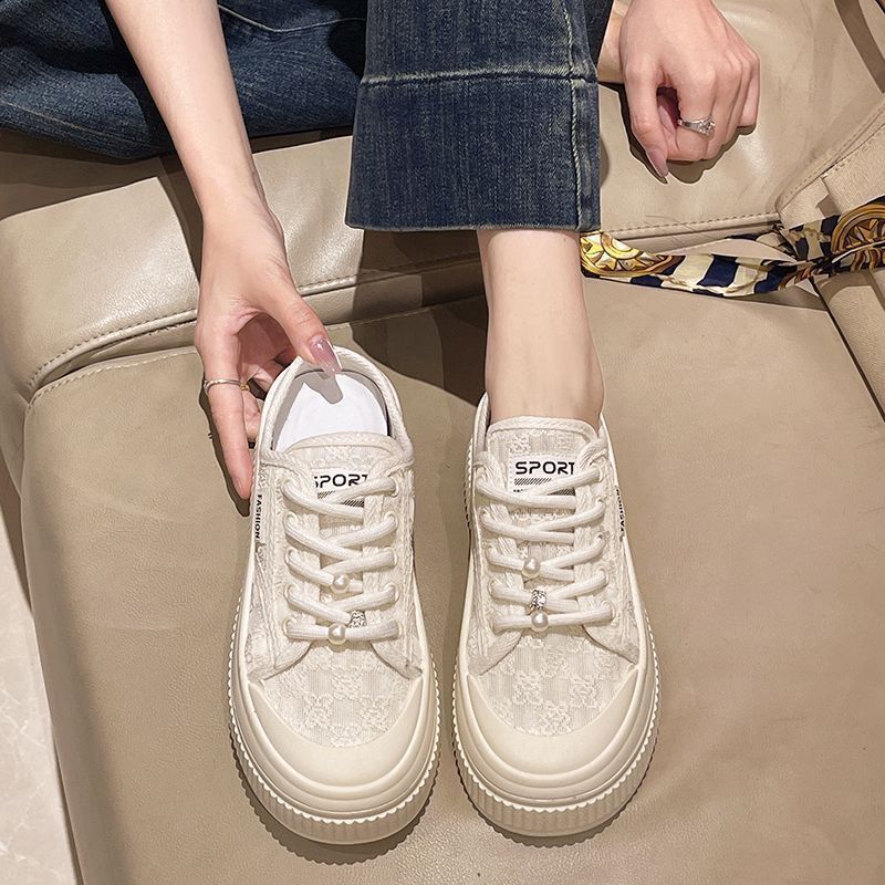 Damen Sneakers mit luftiger Spitze und dämpfender Laufsohle Heidi Mode - Image 4