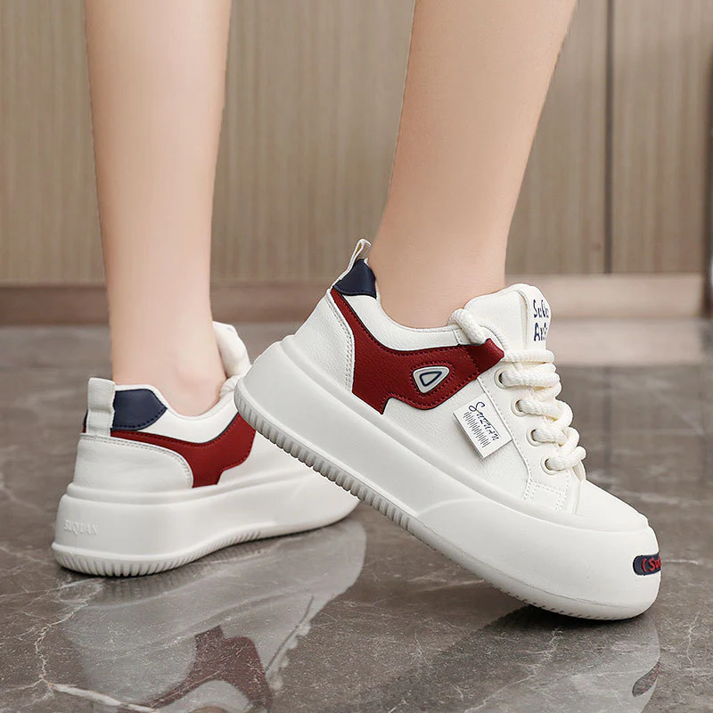 Damen Sneakers mit modischem Design und erhöhter Plateau-Sohle Heidi Mode - Image 4