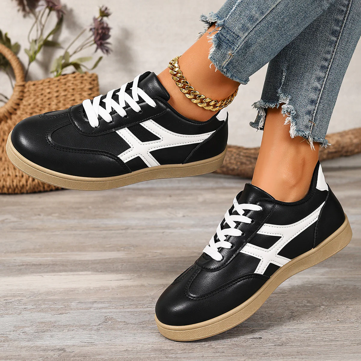 Damen Sneakers mit modischem Design und komfortabler Laufsohle Heidi Mode - Image 3