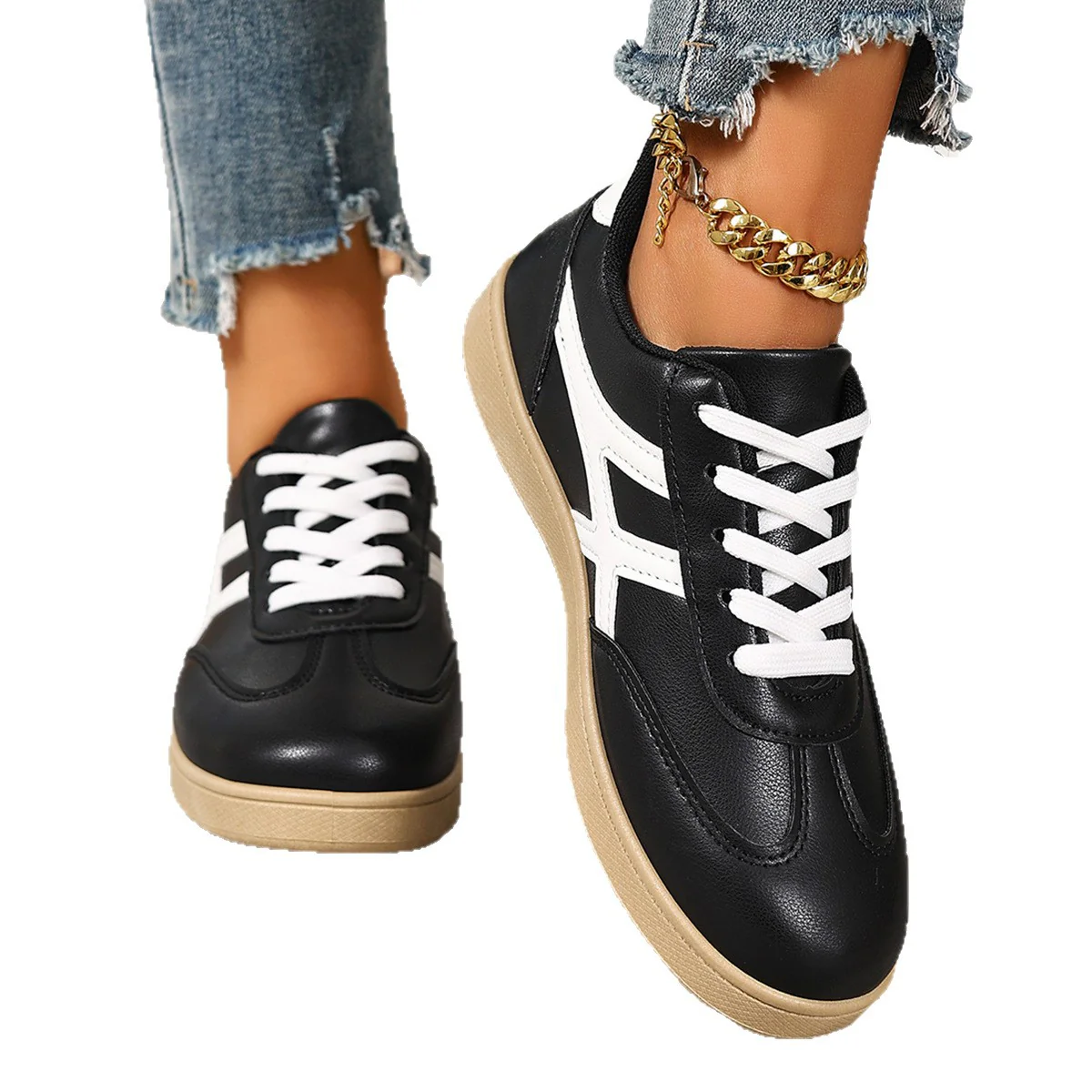 Damen Sneakers mit modischem Design und komfortabler Laufsohle Heidi Mode - Image 5