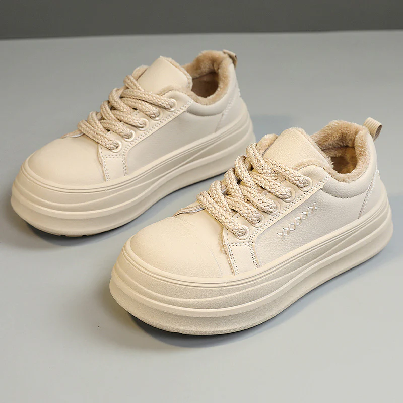 Damen Sneakers mit plüschigem Innenfutter und bequemer Dämpfung Heidi Mode - Image 2
