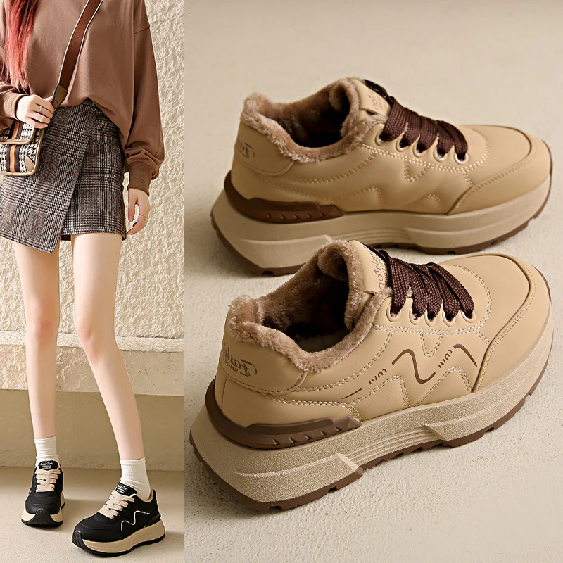 Damen Sneakers mit robuster Gummisohle und atmungsaktivem Mesh-Obermaterial Heidi Mode - Image 4
