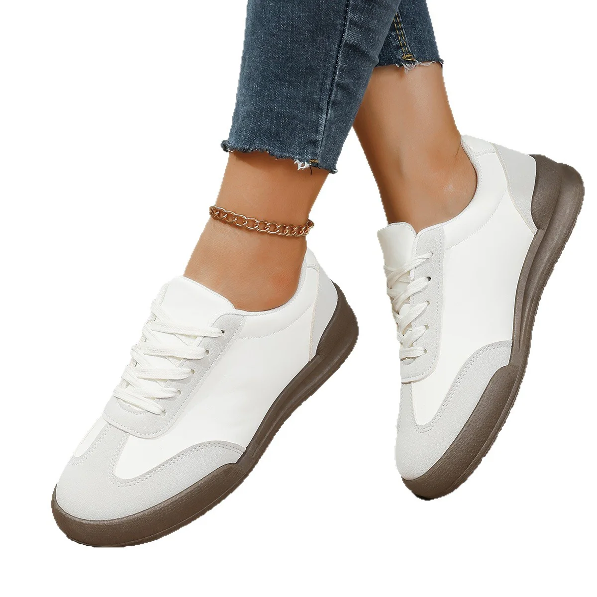 Damen Sneakers mit rutschfester Laufsohle und atmungsaktiver Konstruktion Heidi Mode - Image 5