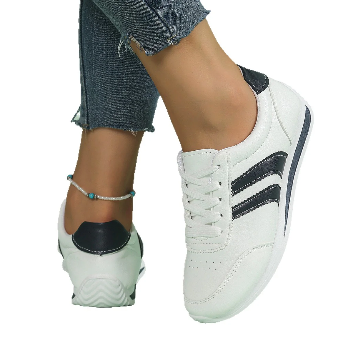 Damen Sneakers mit rutschfester Sohle und atmungsaktiver Oberflächenstruktur Heidi Mode - Image 5
