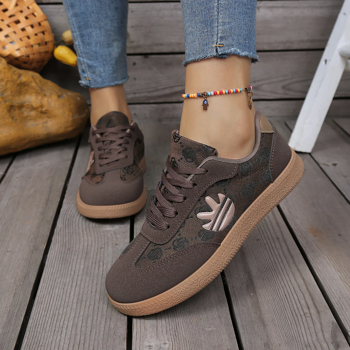 Damen Sneakers mit rutschfester Sohle und weichem Obermaterial Heidi Mode - Image 2