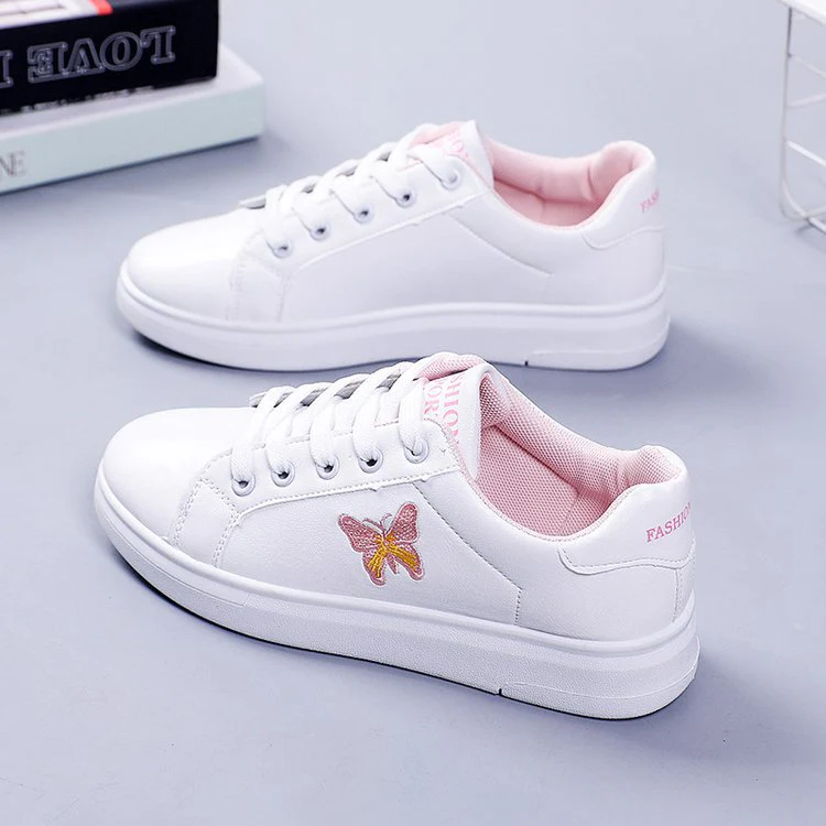 Damen Sneakers mit stilvollem Schmetterlingsmotiv und bequemer Sohle Heidi Mode - Image 6
