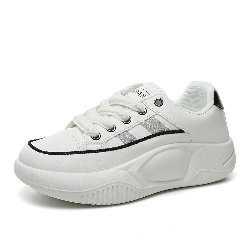 Damen Sneakers mit strukturiertem Obermaterial und rutschfester Sohle Heidi Mode - Image 5