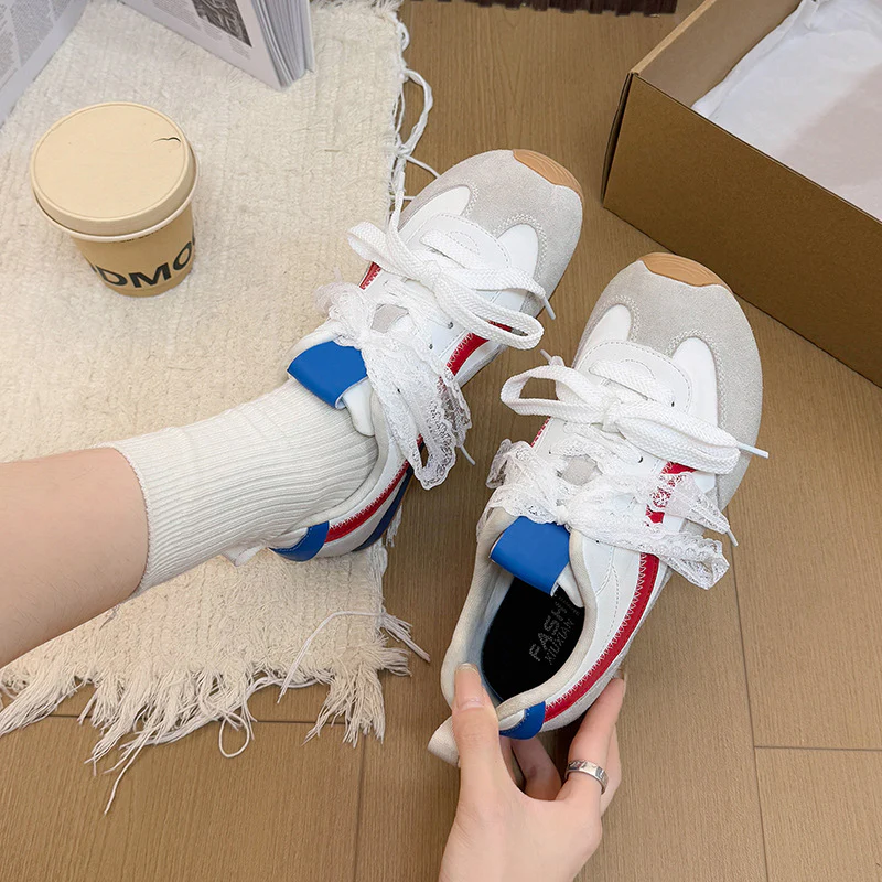 Damen Sneakers mit trendigem Design und atmungsaktivem Obermaterial Heidi Mode - Image 3