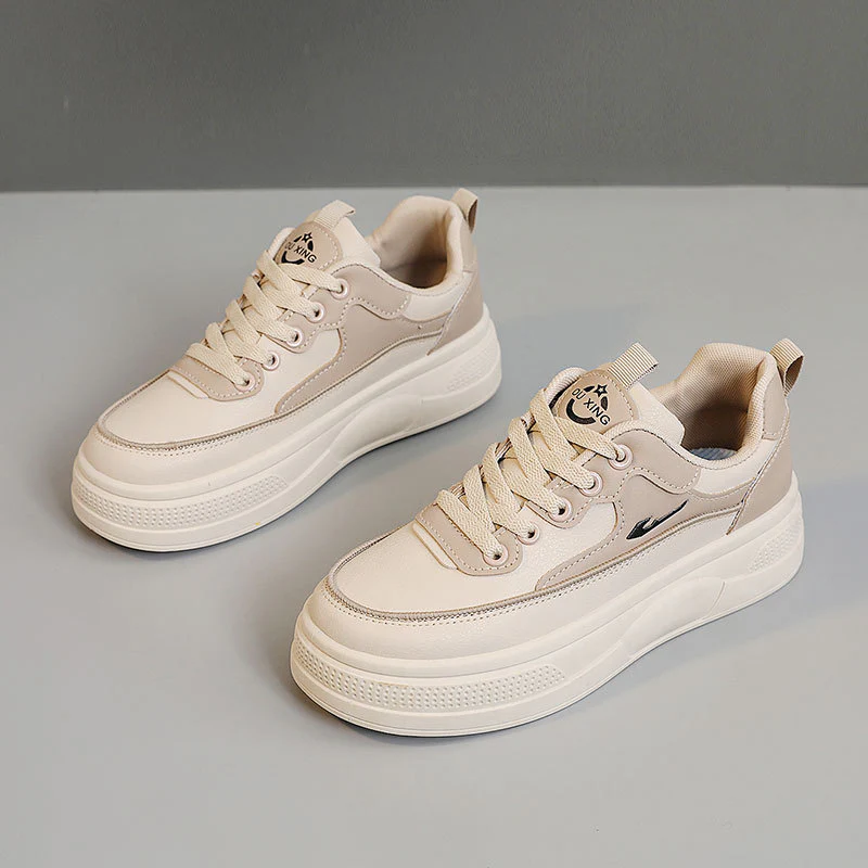 Damen Sneakers mit trendigem Plateausohlen-Design und atmungsaktiven Materialien Heidi Mode - Image 2
