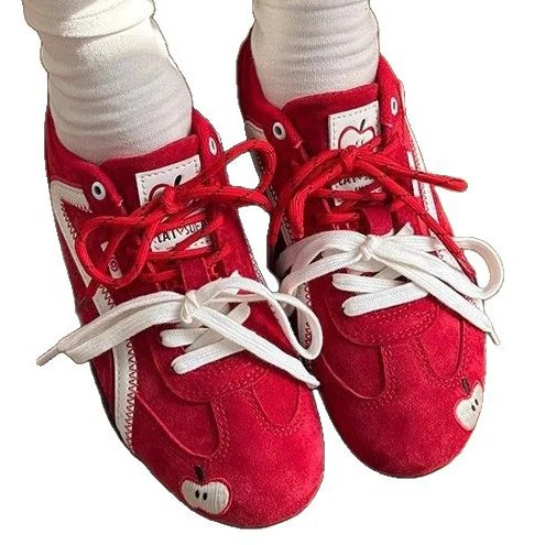 Damen Sneakers mit verspieltem Applikationsdesign und atmungsaktiver Sohle Heidi Mode - Image 5