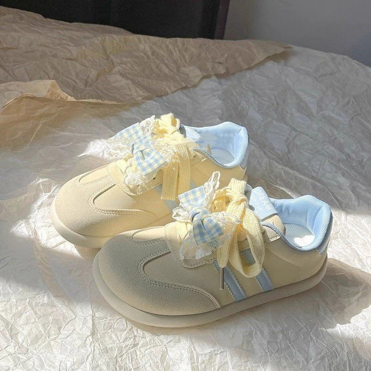 Damen Sneakers mit verspieltem Design und dekorativen Schleifen Heidi Mode - Image 4