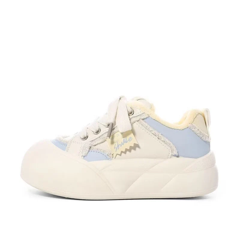Damen Sneakers mit verspieltem Gingham-Band und kuscheligem Innenfutter Heidi Mode - Image 5