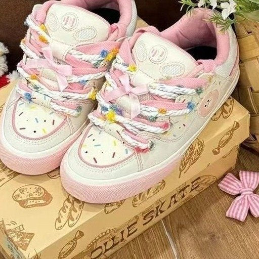 Damen Sneakers mit verspielten bunten Applikationen und komfortabler Dämpfung Heidi Mode - Image 5