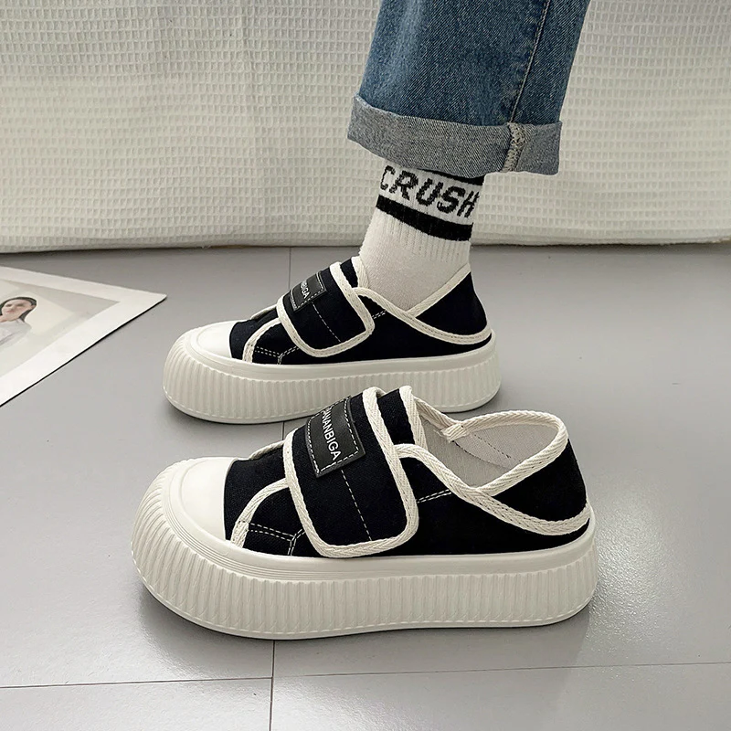Damen Sneakers mit verstellbarem Klettverschluss und dämpfender Plateau-Sohle Heidi Mode - Image 3