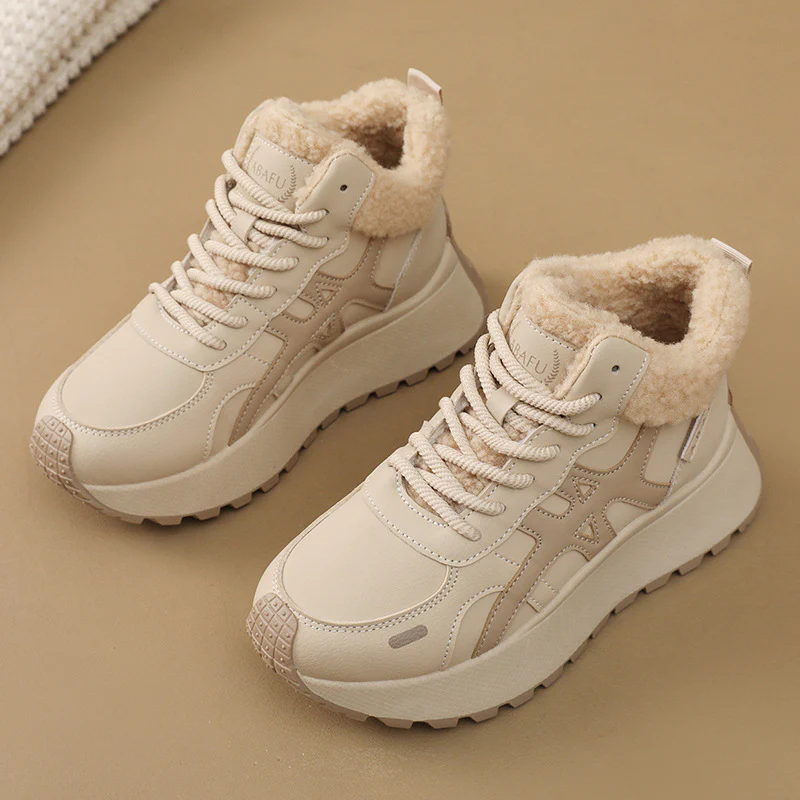 Damen Sneakers mit warmem Fleece-Futter und dämpfender Laufsohle Heidi Mode - Image 2