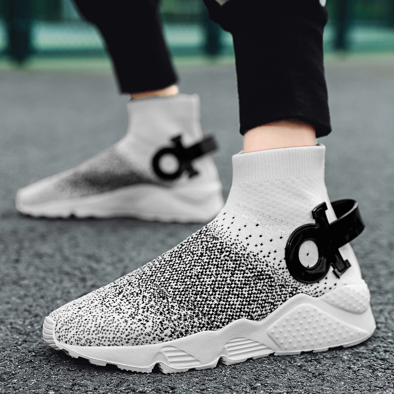 Damen Sockensneaker mit atmungsaktiver Strickoberfläche und rutschfester Sohle Heidi Mode - Image 4