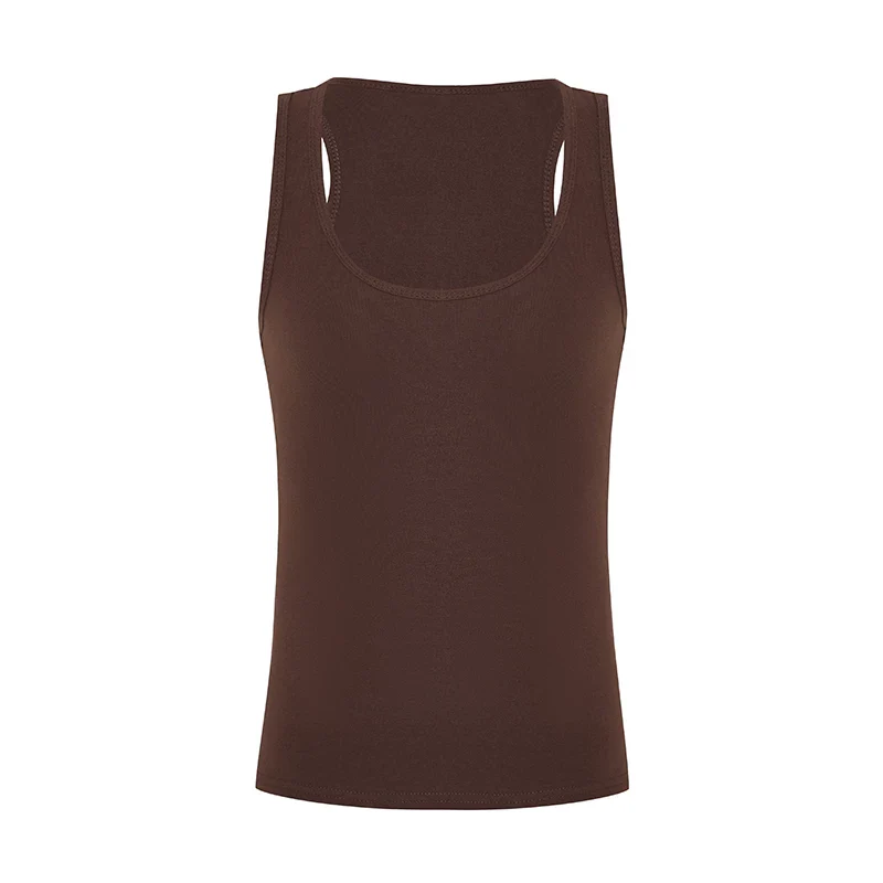 Damen Sommer Tank Top Slim Fit U-Ausschnitt Ärmellos - Image 12
