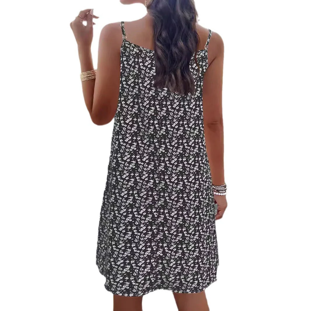 Damen Sommerkleid mit Luftigem Schnitt und Verspieltem Musterdruck Heidi-Mode - Image 4