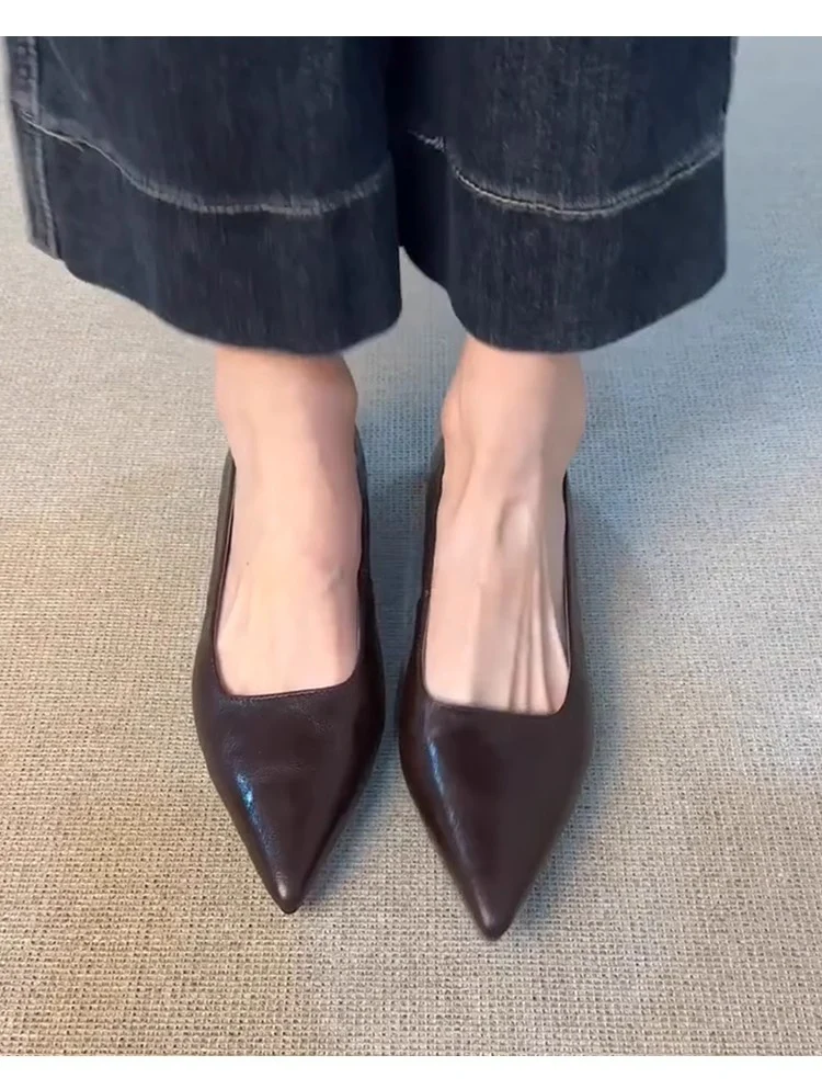 Damen spitze Pumps mit elegantem Design und hochwertiger Lederverarbeitung Heidi Mode - Image 7
