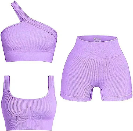 Damen Sport-BH und Shorts Set Heidi-Mode - Image 10