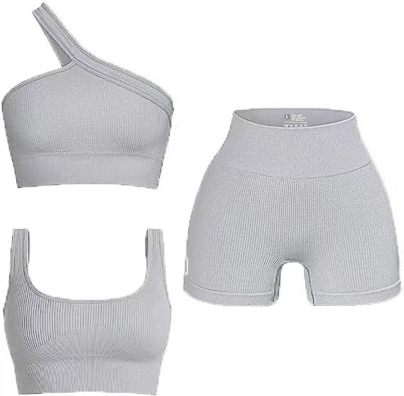 Damen Sport-BH und Shorts Set Heidi-Mode - Image 5