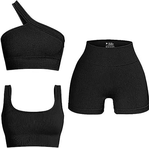 Damen Sport-BH und Shorts Set Heidi-Mode - Image 8