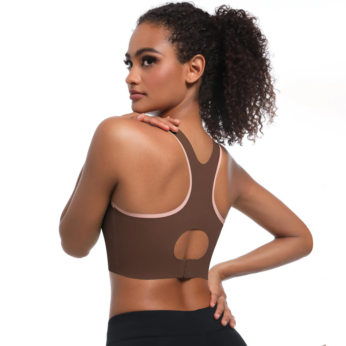 Damen Sport-Bustier mit Herausragender Unterstützung und Atmungsaktivem Design Heidi-Mode - Image 6