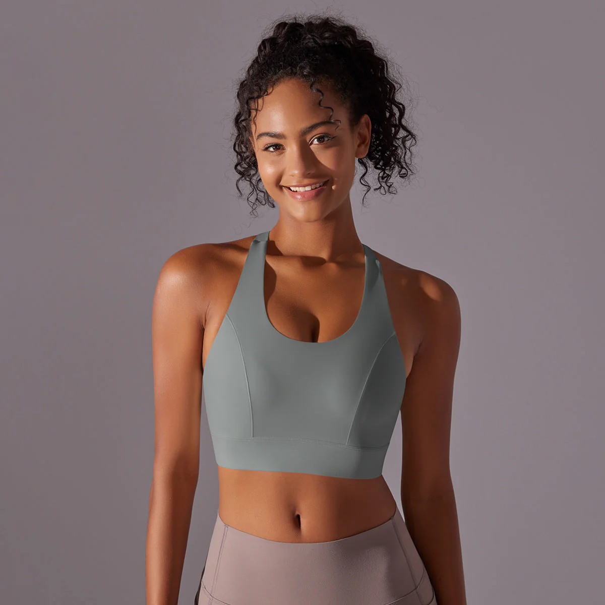 Damen Sport-Bustier mit Hohem Komfort und Unterstützendem Racerback-Design Heidi-Mode - Image 2