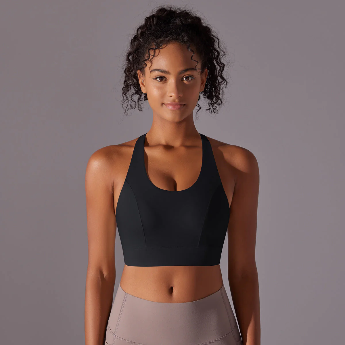Damen Sport-Bustier mit Hohem Komfort und Unterstützendem Racerback-Design Heidi-Mode - Image 7