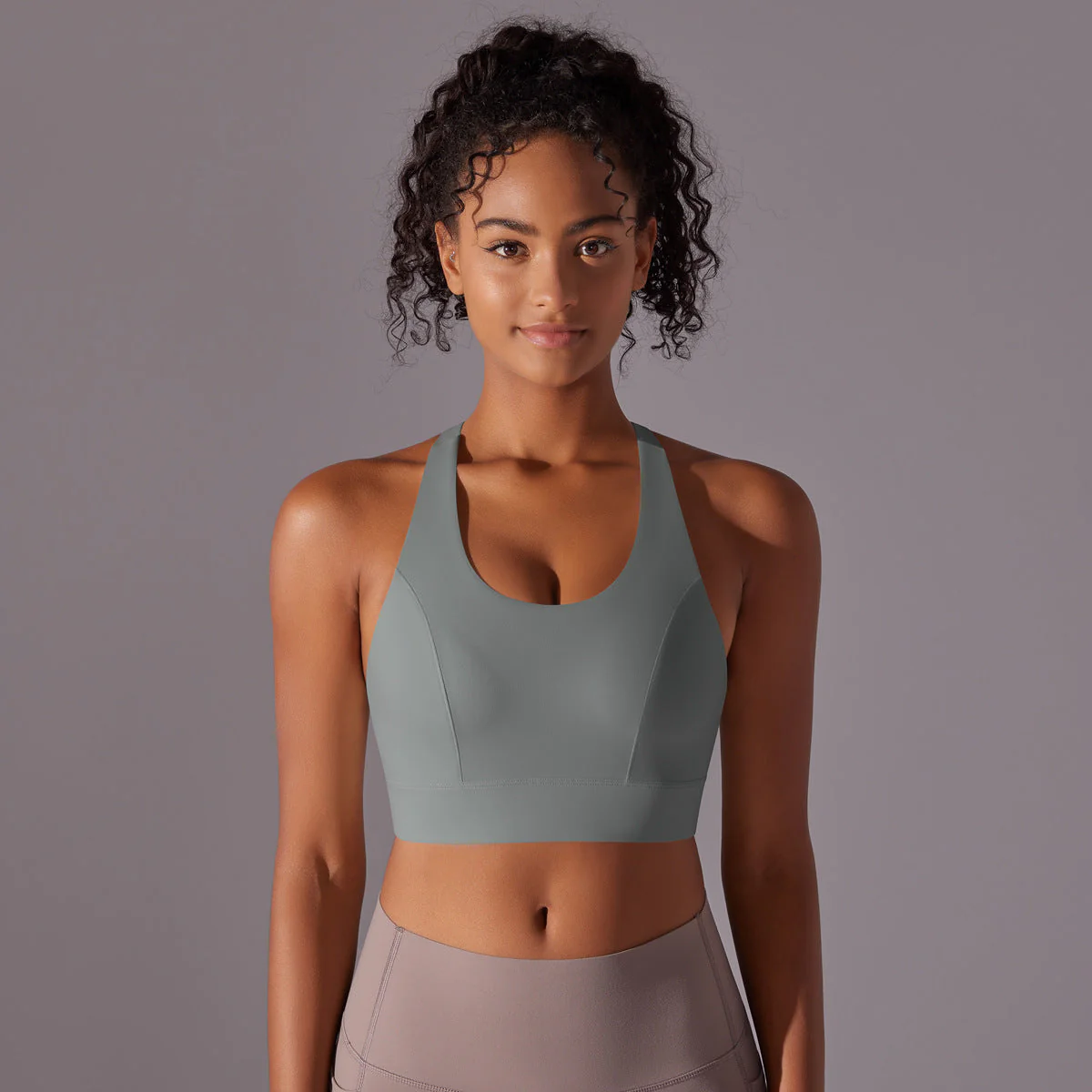 Damen Sport-Bustier mit Hohem Komfort und Unterstützendem Racerback-Design Heidi-Mode - Image 8