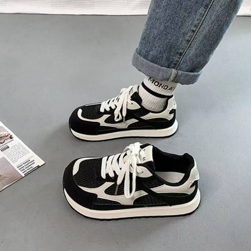 Damen Sportive Lifestyle Sneakers mit atmungsaktiver Mesh-Oberfläche und dämpfender Sohle Heidi Mode