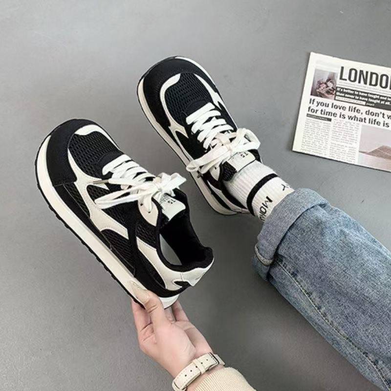 Damen Sportive Lifestyle Sneakers mit atmungsaktiver Mesh-Oberfläche und dämpfender Sohle Heidi Mode - Image 4