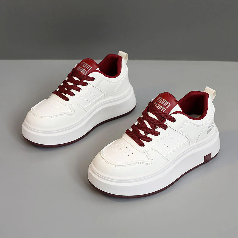 Damen sportive Plateau Sneakers mit atmungsaktivem Design und dämpfender Sohle Heidi Mode - Image 7