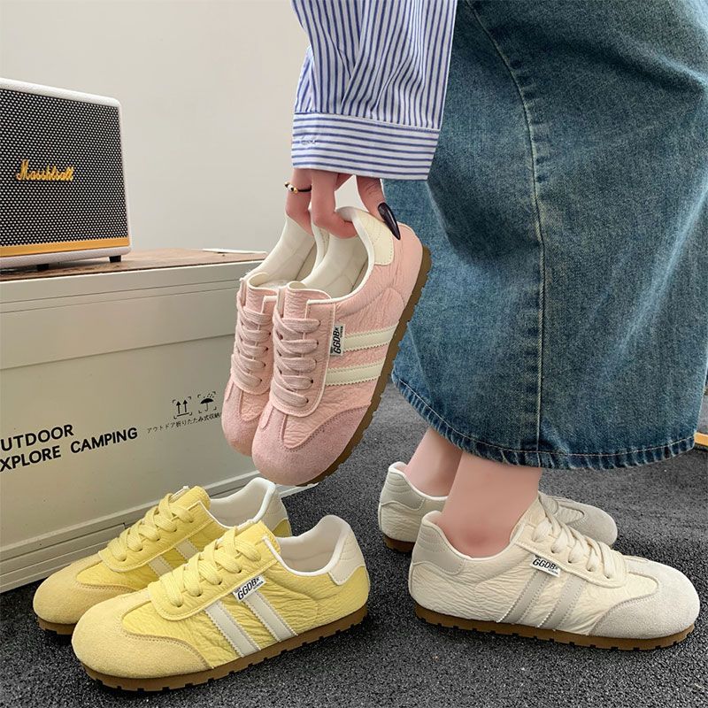 Damen sportive Retro-Sneaker mit hochwertigem Leder von Heidi Mode - Image 3