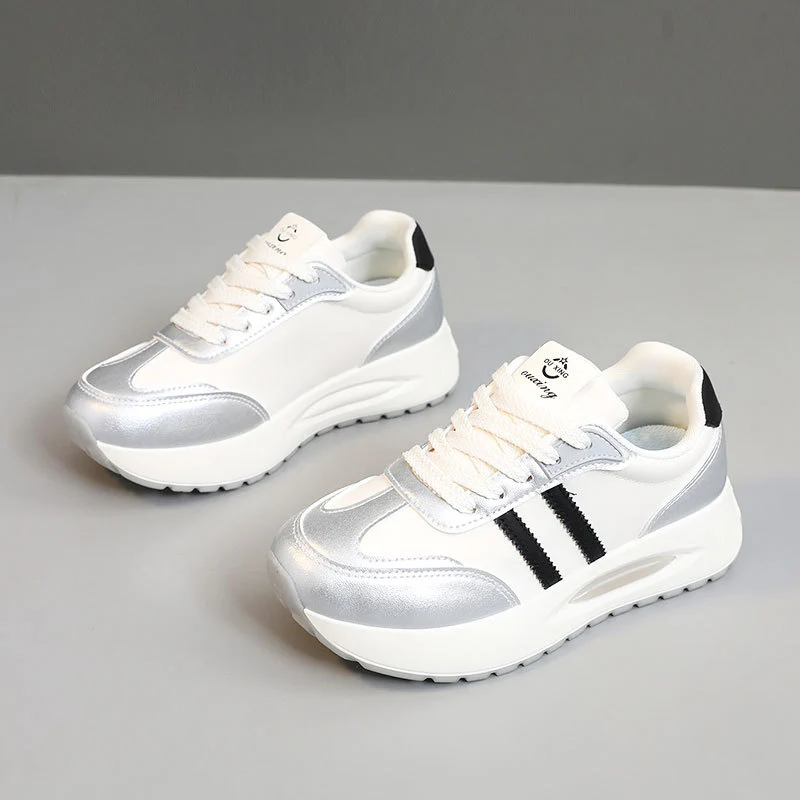 Damen sportive Sneaker mit luftdurchlässiger Oberflächenstruktur und dämpfendem Profil Heidi Mode - Image 2
