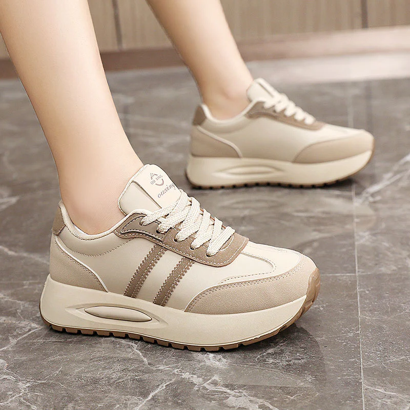 Damen sportive Sneaker mit luftdurchlässiger Oberflächenstruktur und dämpfendem Profil Heidi Mode - Image 3